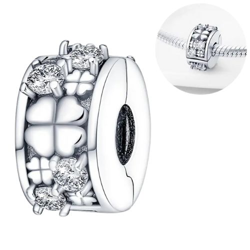 CHARM PLATA 925 trebol