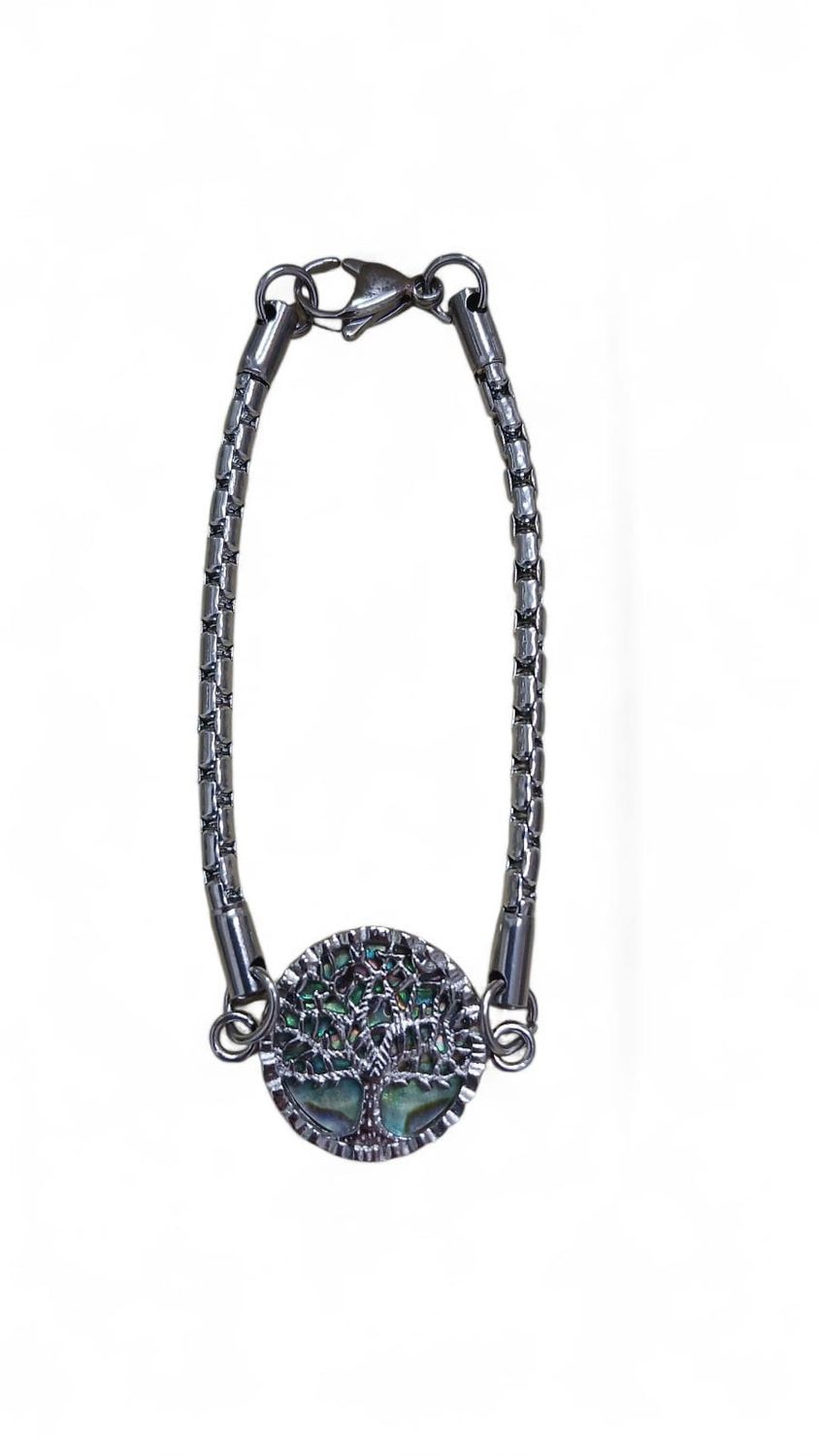 Pulsera Acero arból de la vida