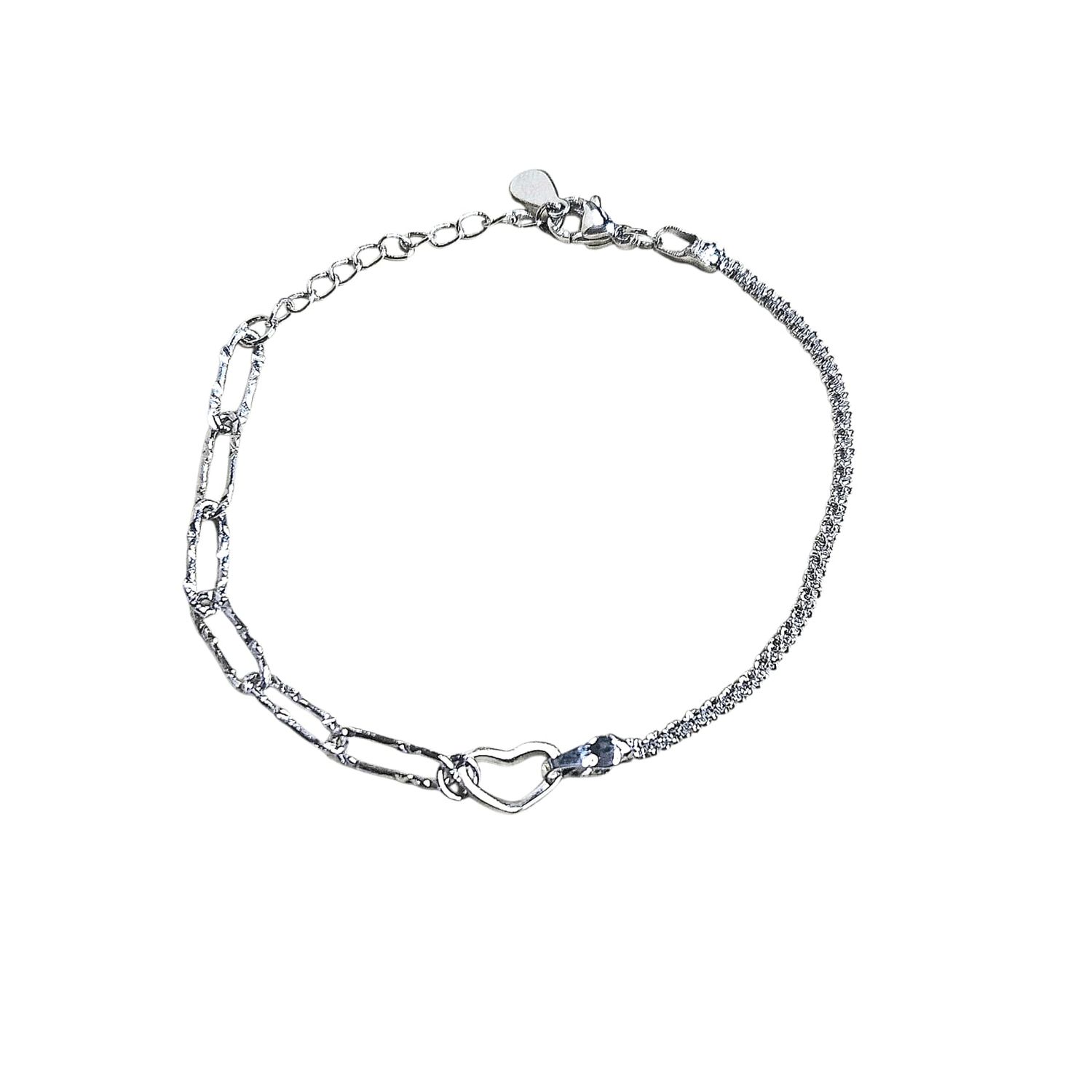 Pulsera Acero corazón