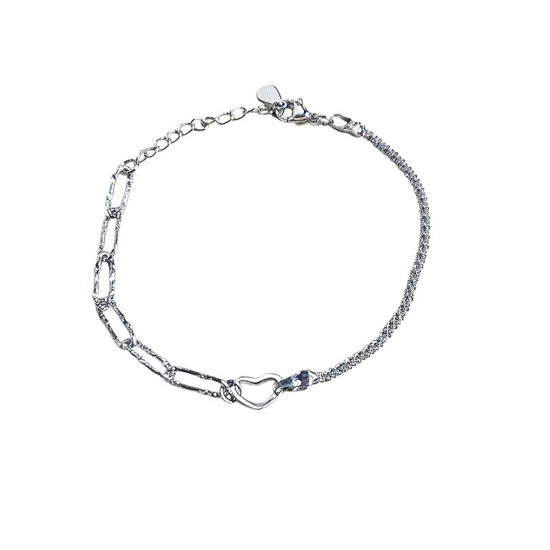 Pulsera Acero corazón