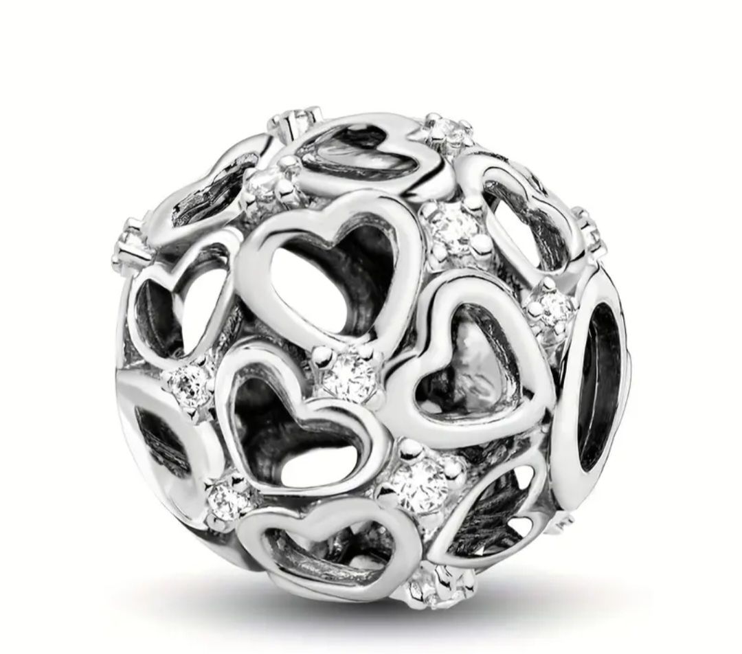 Charm plata corazón