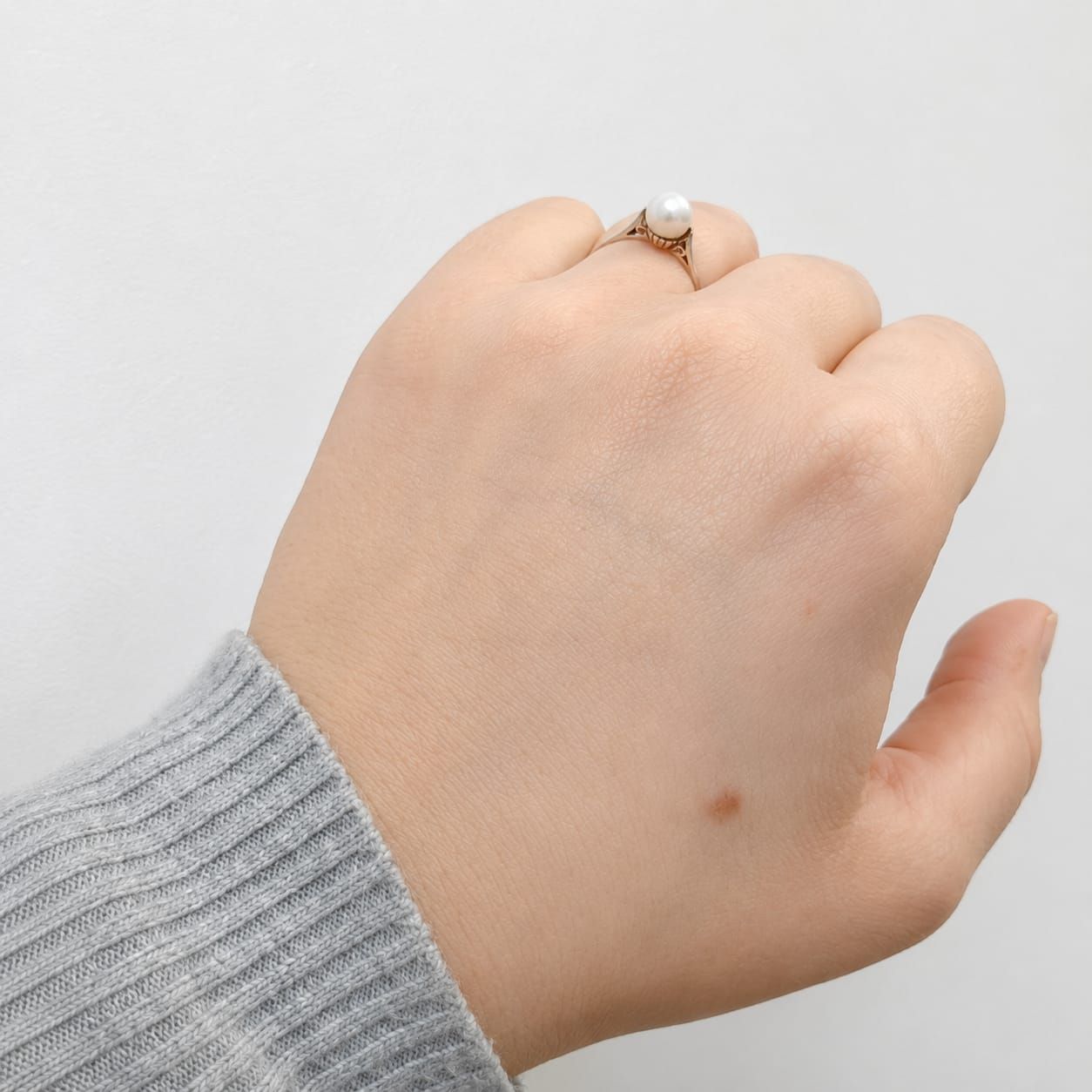 Anillo plata 925 CON PERLA