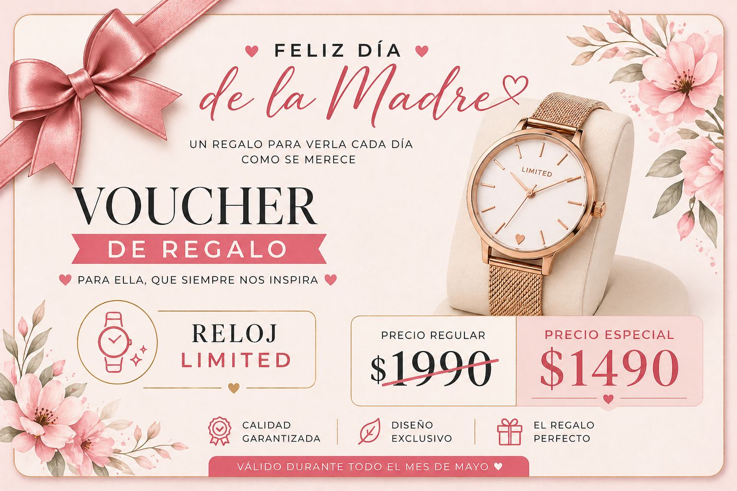 Voucher Reloj Limited