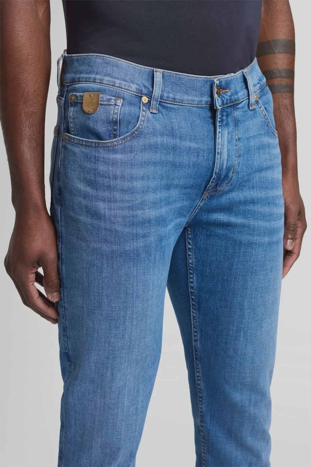 7 FOR ALL MANKIND - SLIMMY TAPERED - LIGHT BLUE