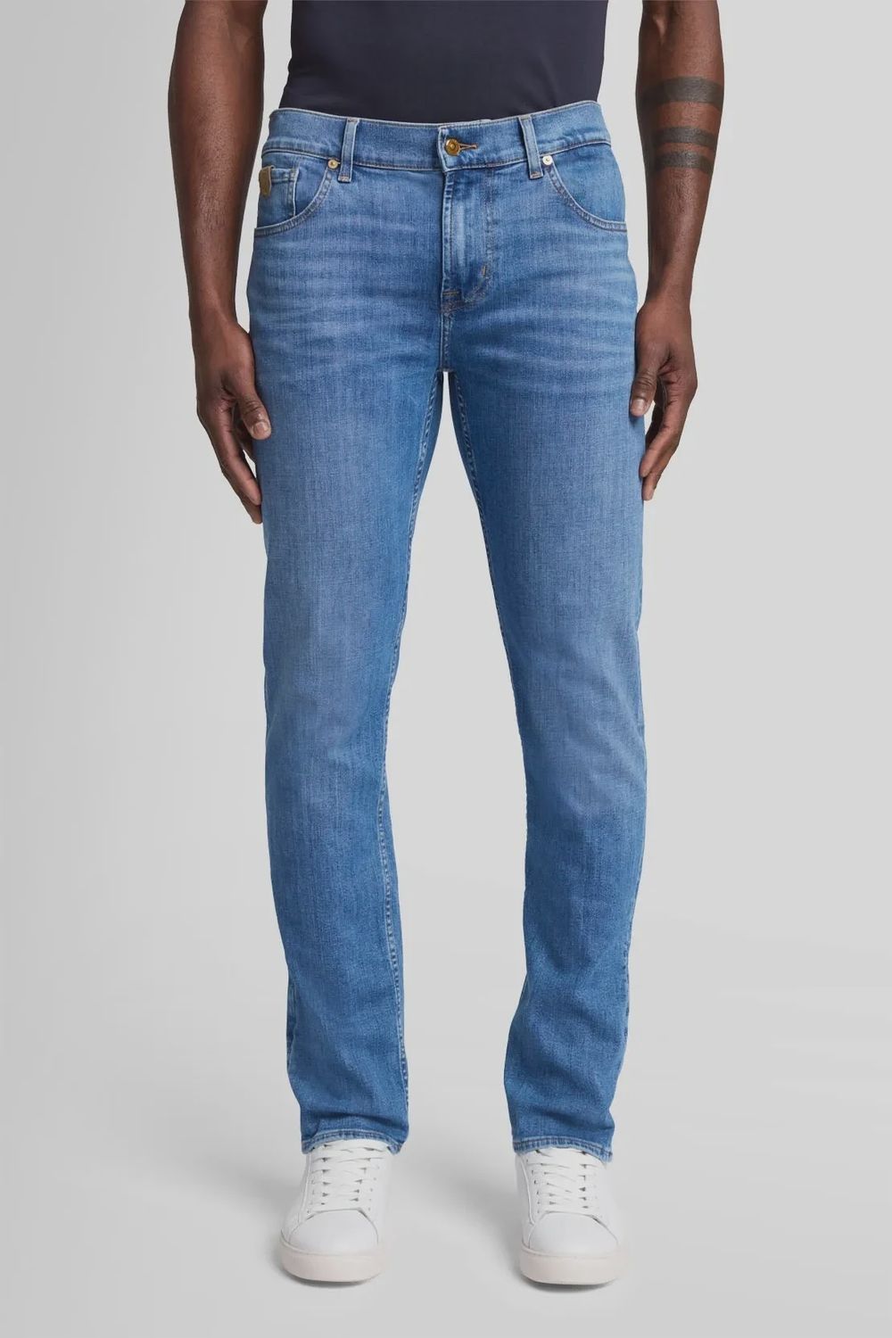 7 FOR ALL MANKIND - SLIMMY TAPERED - LIGHT BLUE, Color: Light Blue, Size: 31