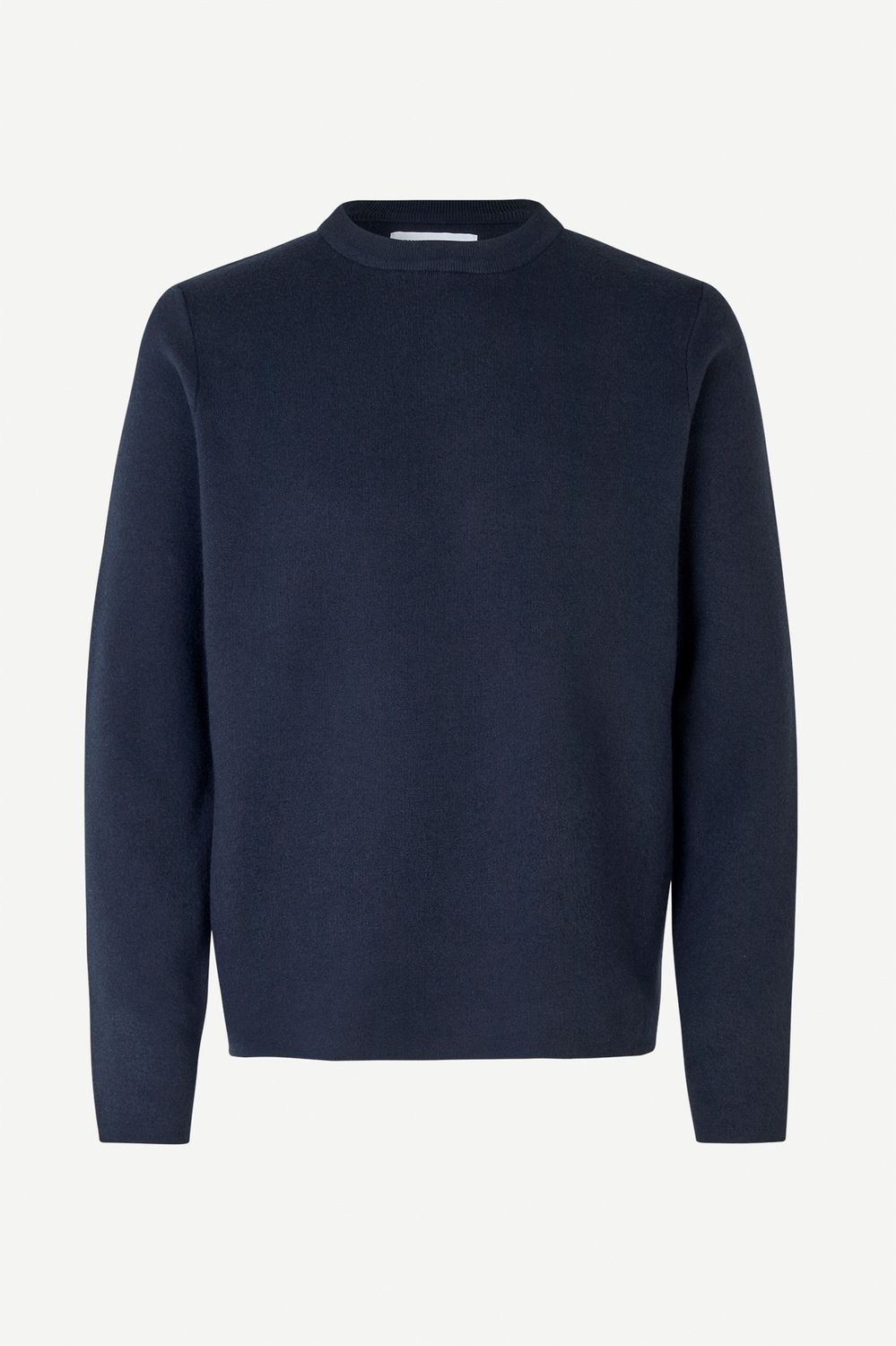 SAMSØE SAMSØE - GUNAN CREW NECK 10490, Color: SKY CAPTAIN, Size: M