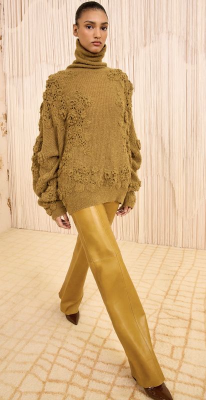 Ulla Johnson Handmade Crochet Knit Sweater FA250703