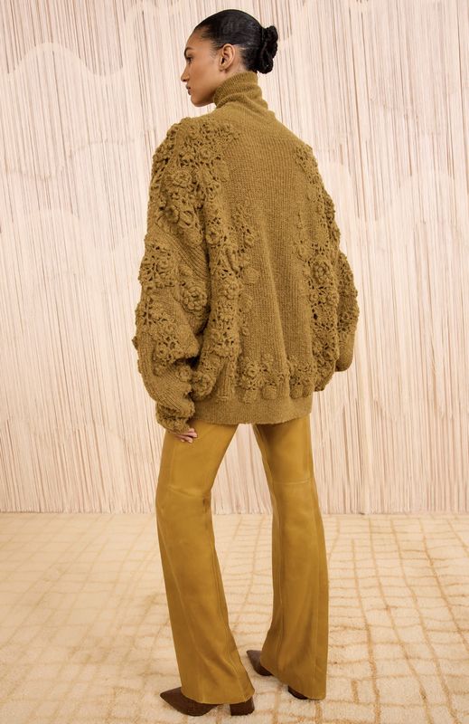 Ulla Johnson Handmade Crochet Knit Sweater FA250703