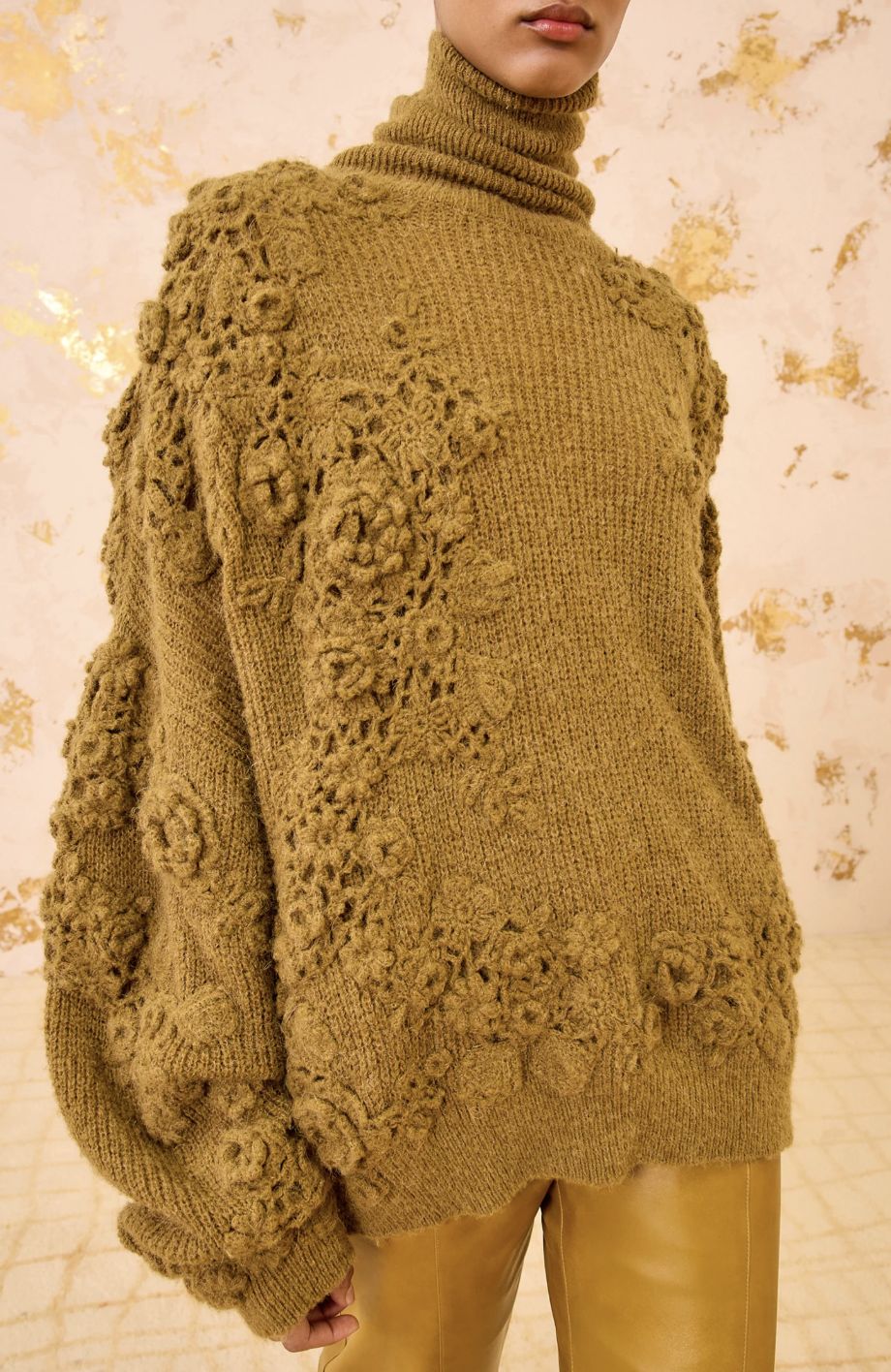 Ulla Johnson Handmade Crochet Knit Sweater FA250703
