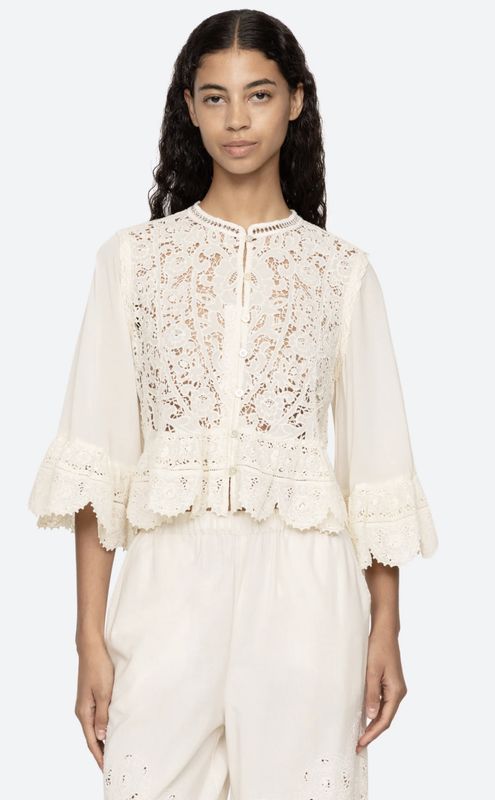 Sea New York lacde top AW25-123