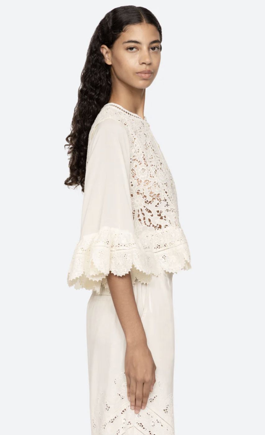 Sea New York lacde top AW25-123