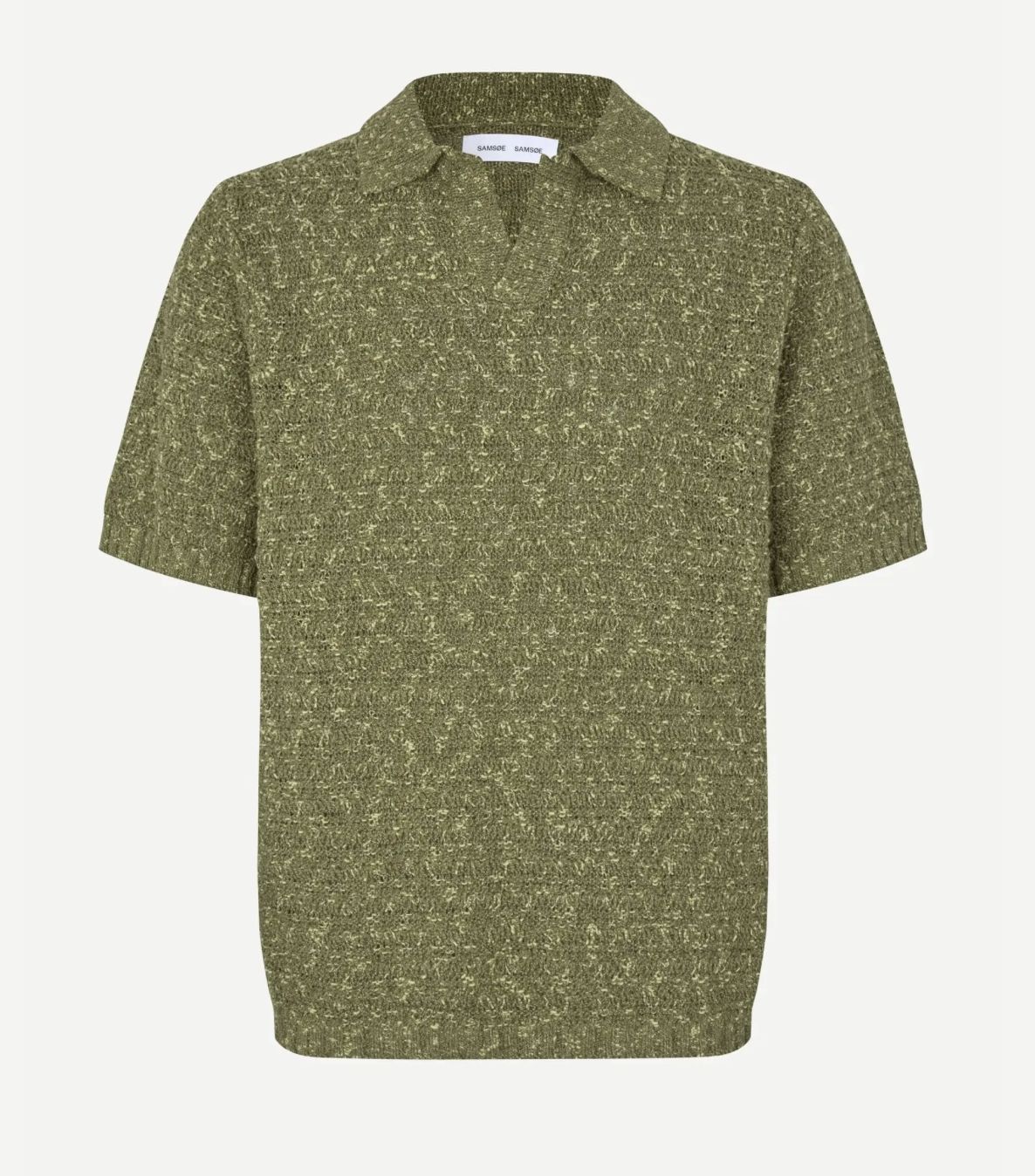 SAMSØE SAMSØE - SAPERRY POLO 15937, Color: BURNT OLIVE, Size: XS