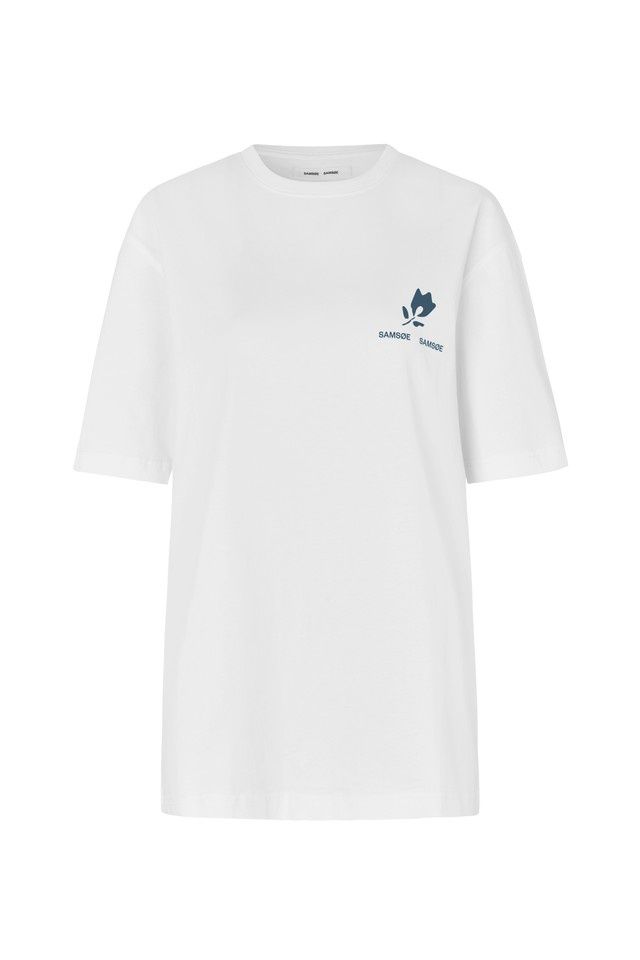 SAMSØE SAMSØE - SACOHEN T-SHIRT 11725, Color: BLUE STAMP, Size: XS