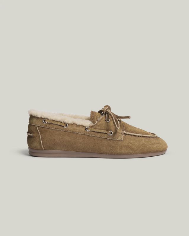 POSA - Boat Loafer Veg-Shearling Suede