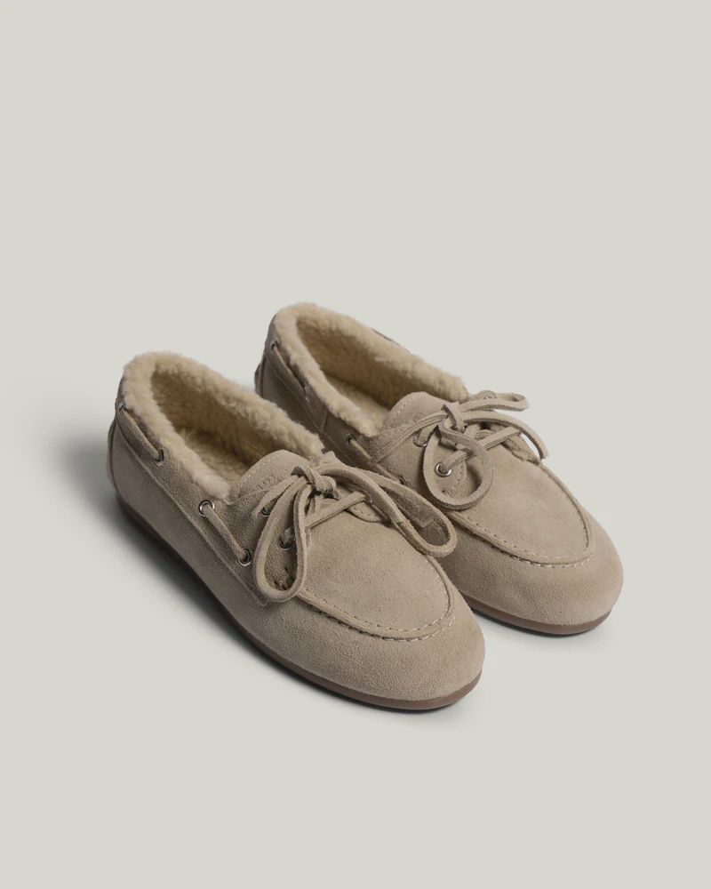 POSA - Boat Loafer Veg-Shearling Suede