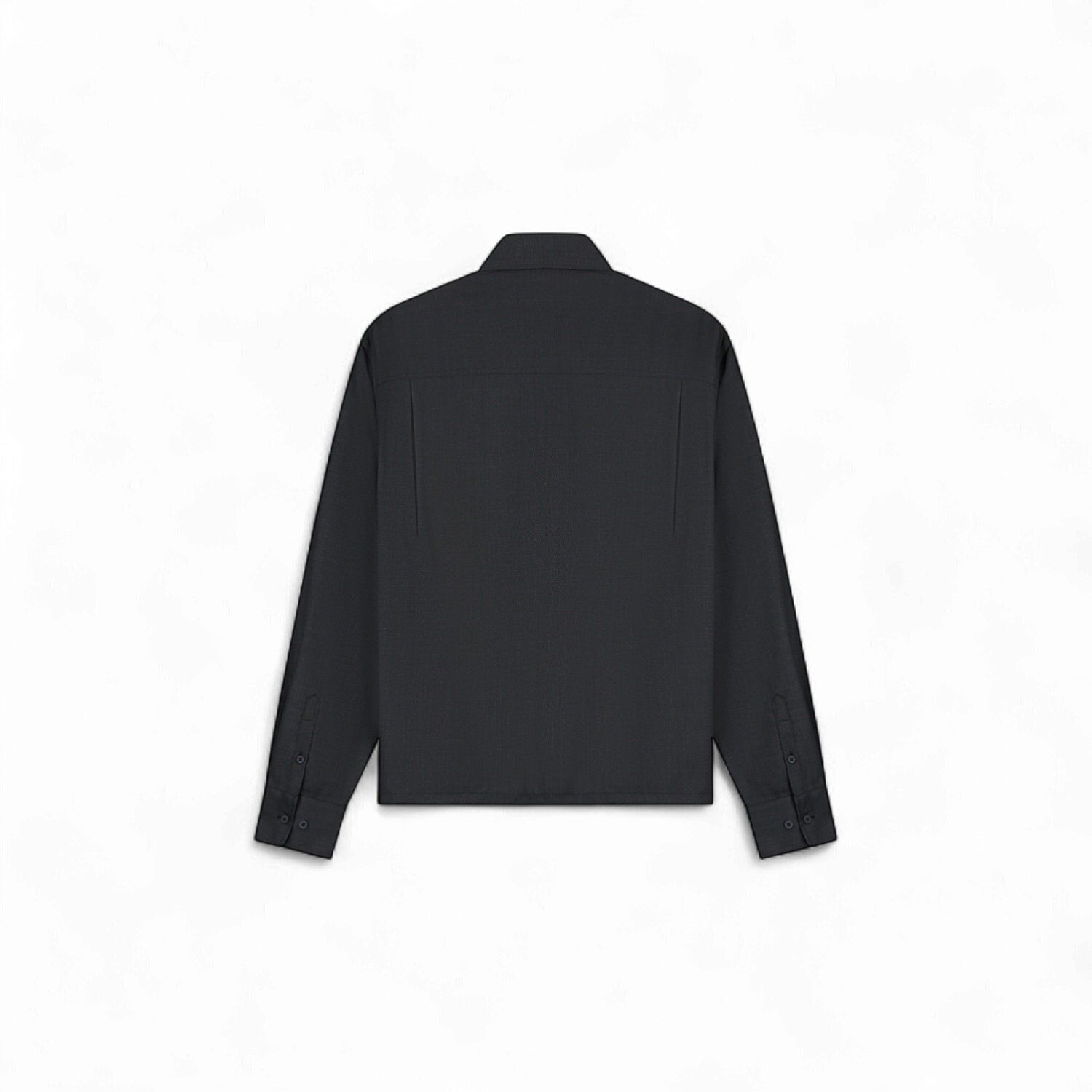 ØLÅF - WOOL BLEND BOXY LS SHIRT