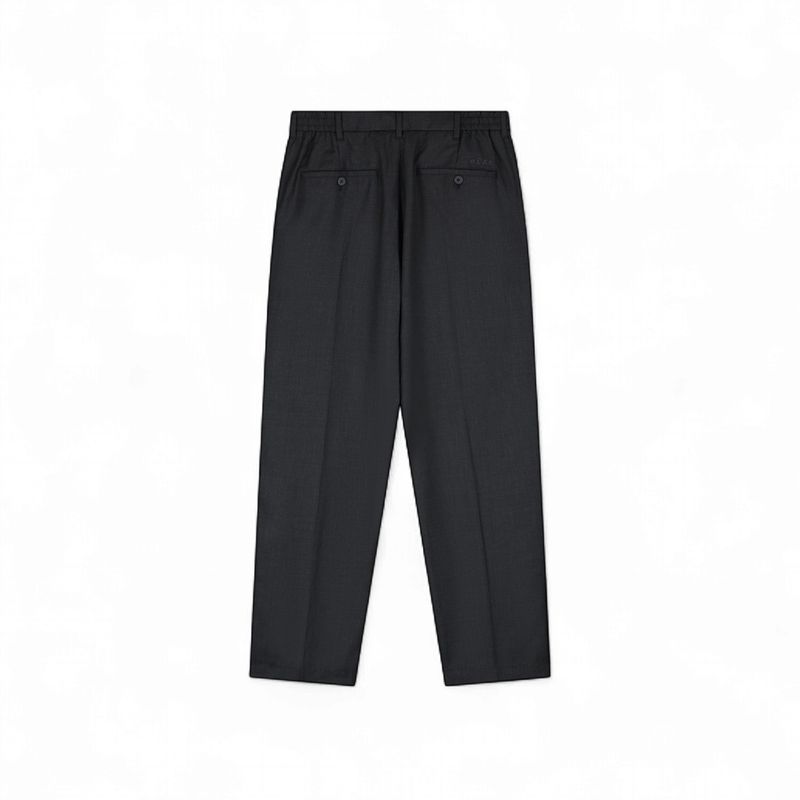 ØLÅF - REGULAR WOOL BLEND PLEATED PANT