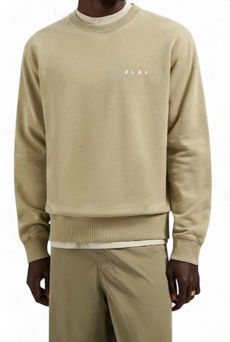 ØLÅF - BRUSHSTROKE FACE CREWNECK