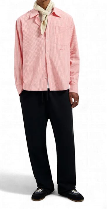 ØLÅF - OVERSIZED STRIPE OXFORD SHIRT