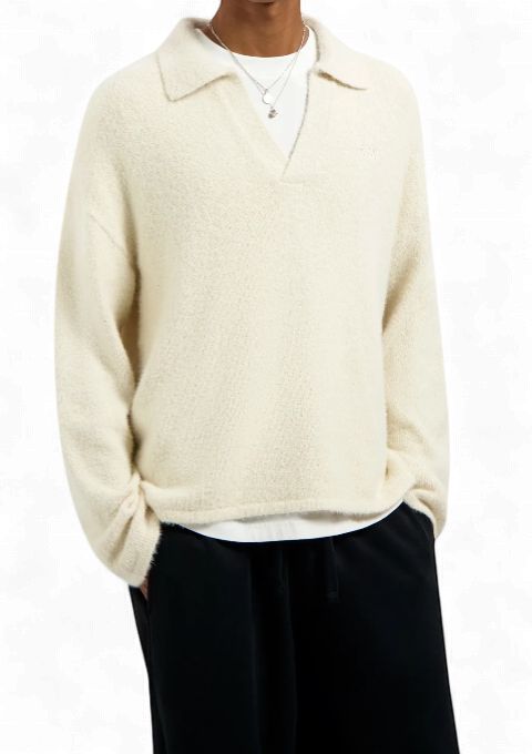 ØLÅF - SIGNATURE KNITTED POLO