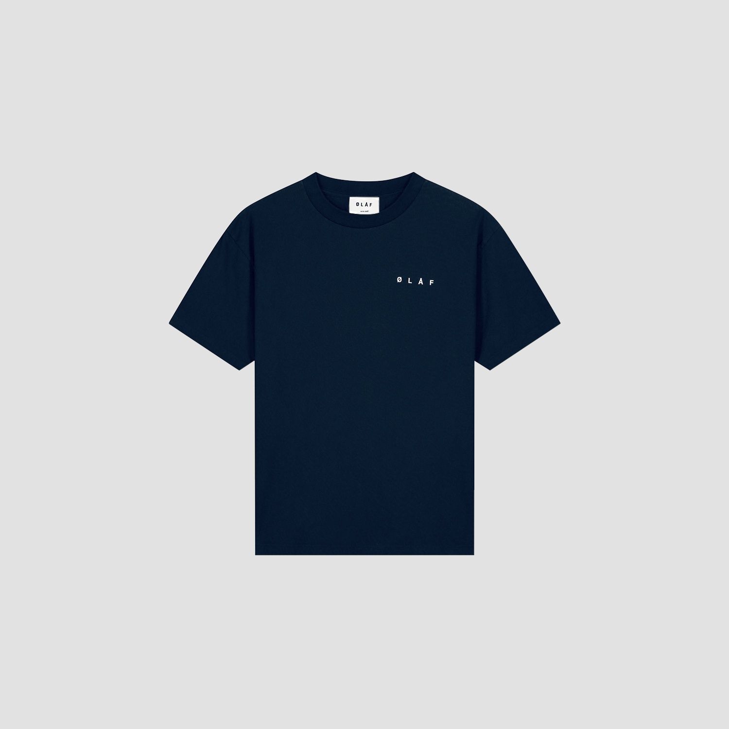 ØLÅF - FACE TEE, Color: NAVY, Size: XS