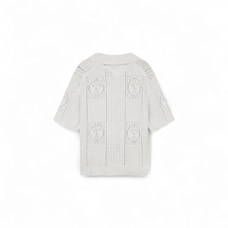 ØLÅF - FACE LOGO KNIT POLO