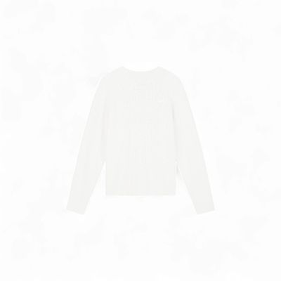 ØLÅF - TEXTURED BOXY KNITTED CREWNECK