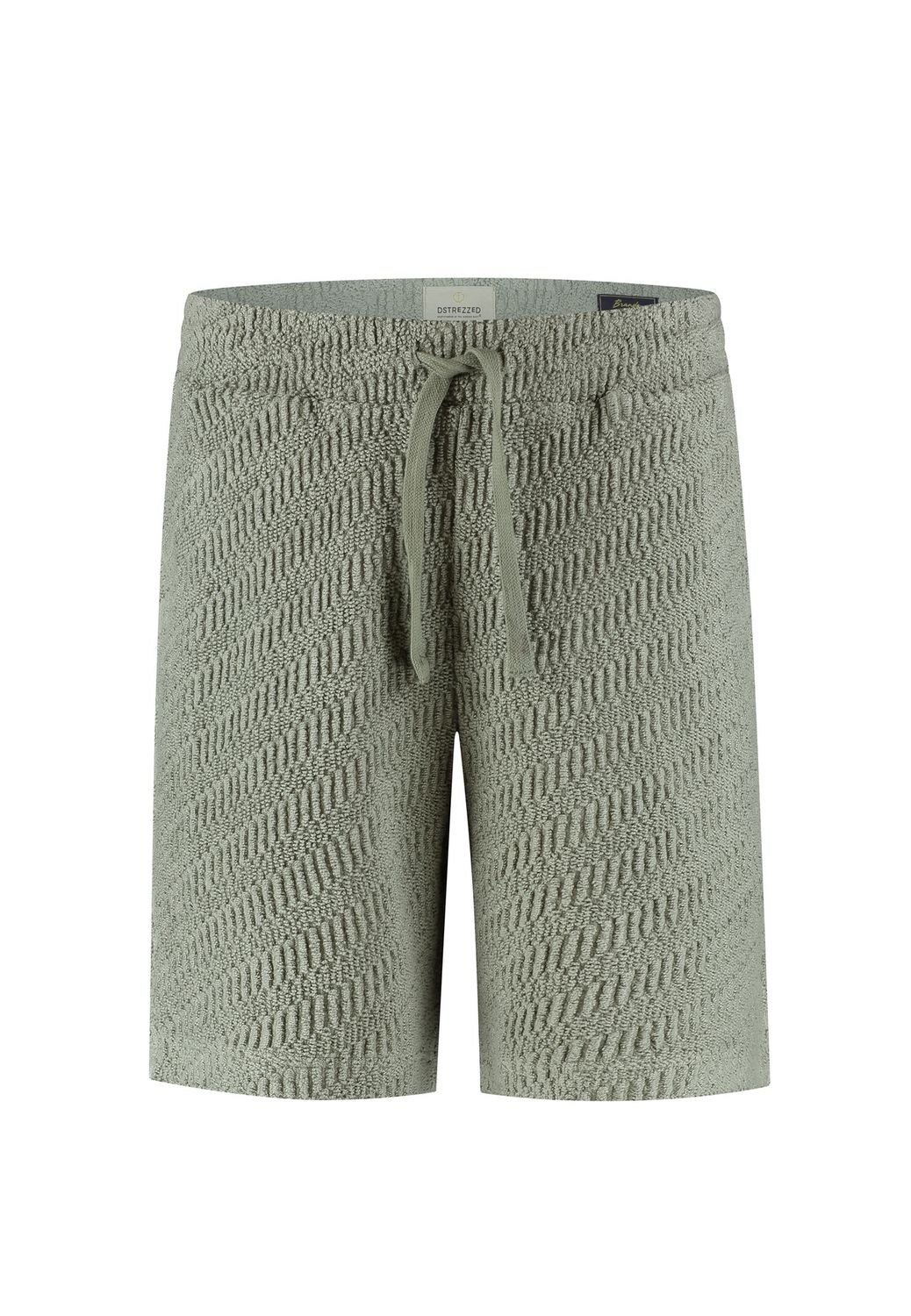 DStrezzed - Brando Terry Sweatshort, Color: Green Shadow, Size: S
