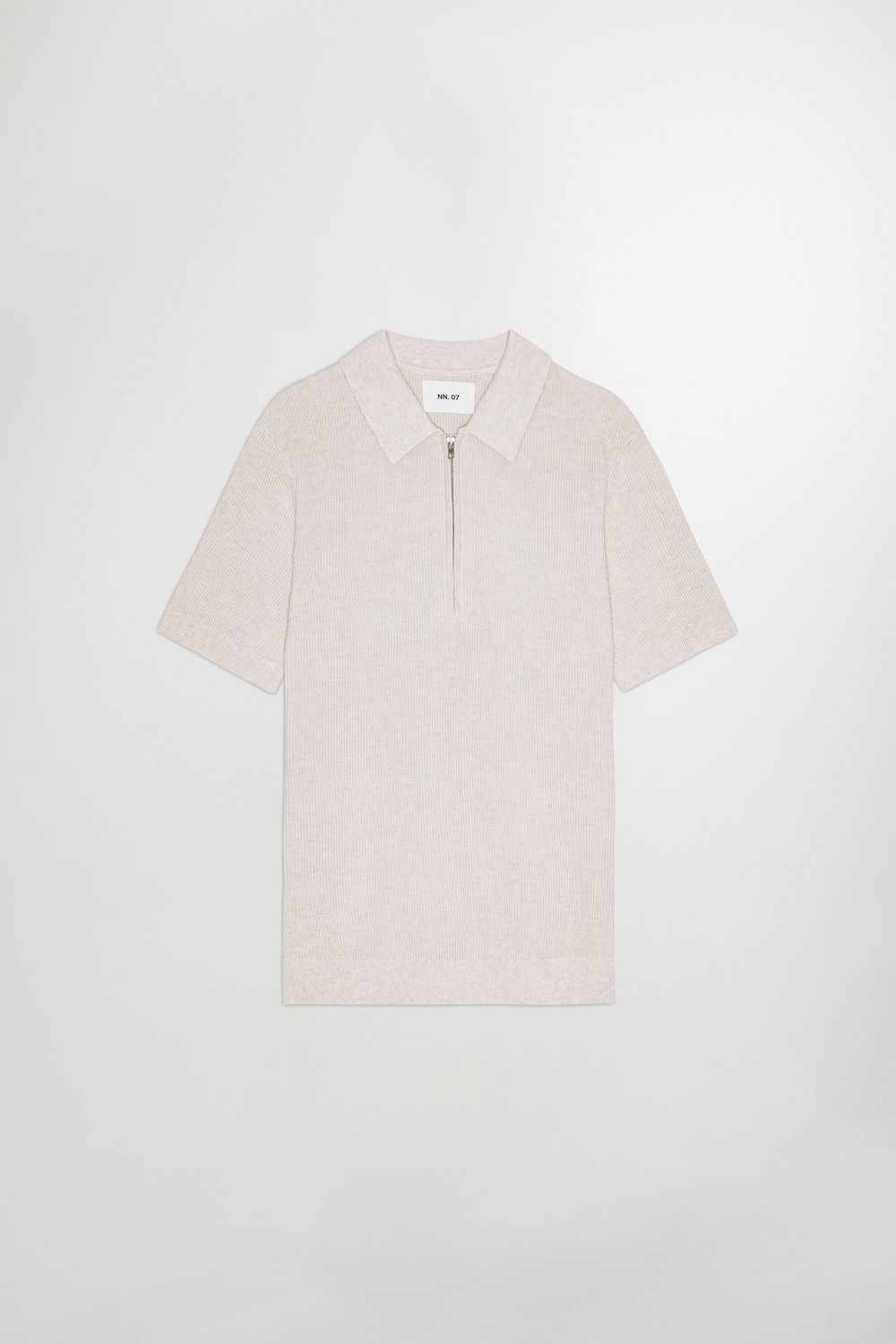 NN07 - Hansie SS Zip 6600, Color: Ivory, Size: S