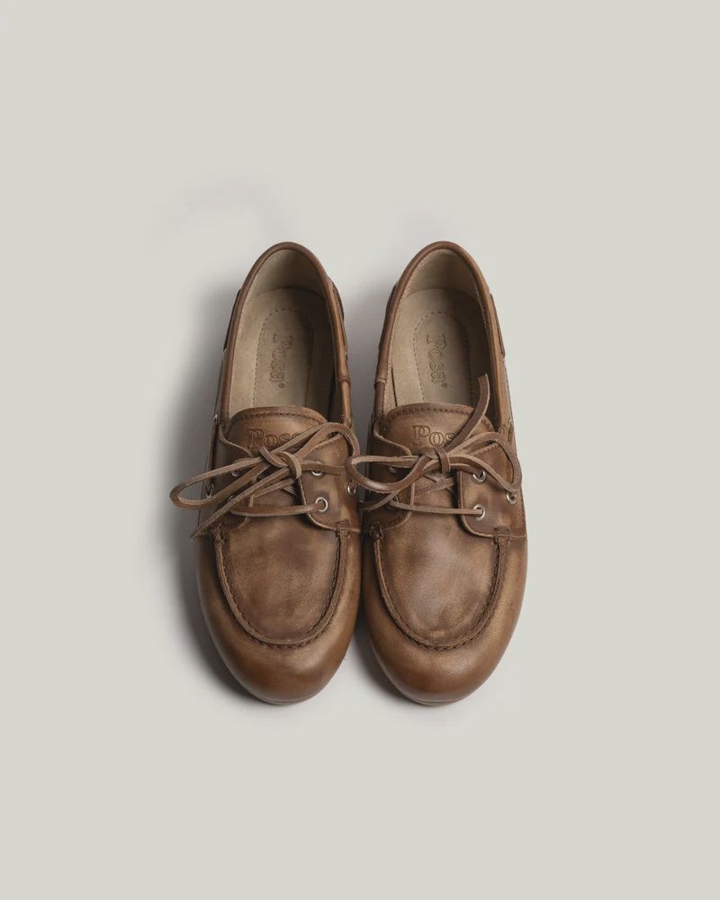 POSA - Boat Loafer Brushed Leather