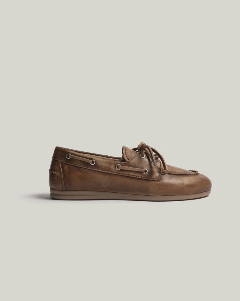 POSA - Boat Loafer Brushed Leather