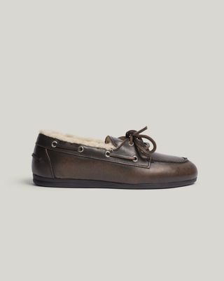 POSA - Boat Loafer Veg-Shearling Leather