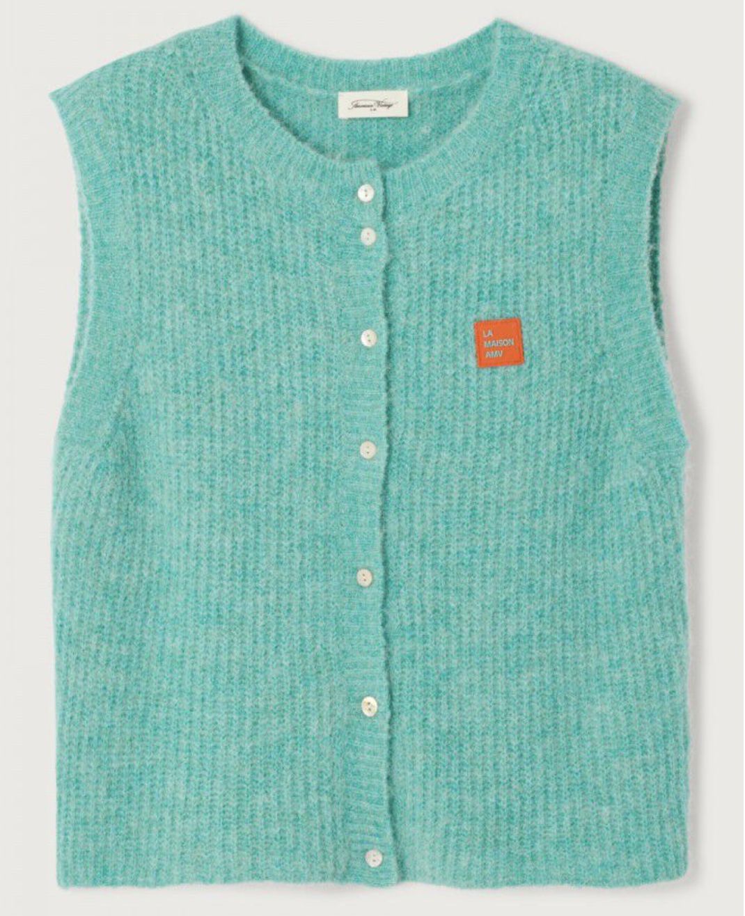 American Vintage - WOMEN'S CARDIGAN EAST, Color: RECIF CHINE, Size: S