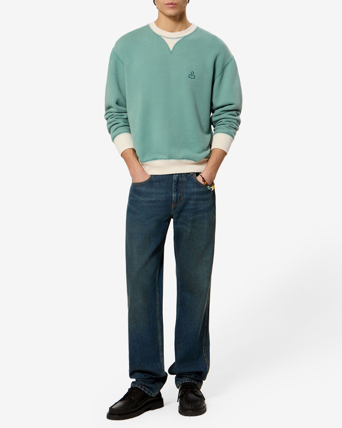 ISABEL MARANT Miker Bluish Green, worn