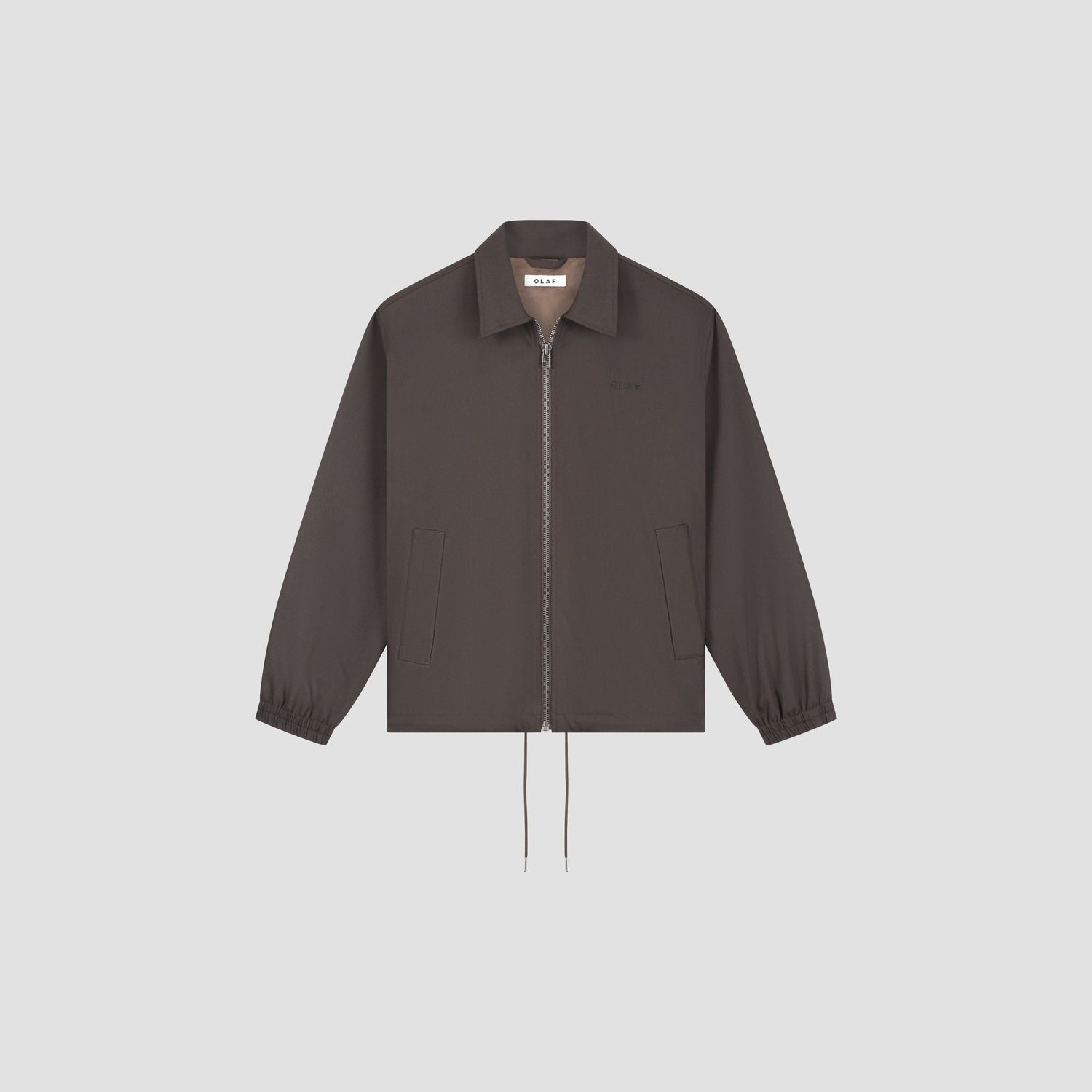 ØLÅF Coach Jacket Chocolate Plum, front