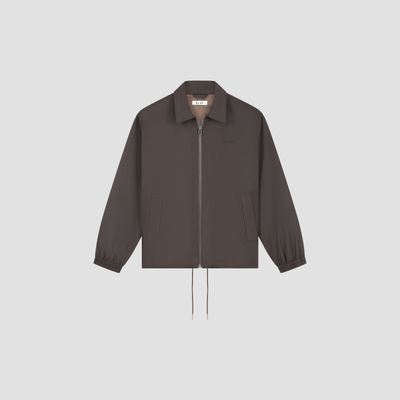 ØLÅF Coach Jacket Chocolate Plum, front