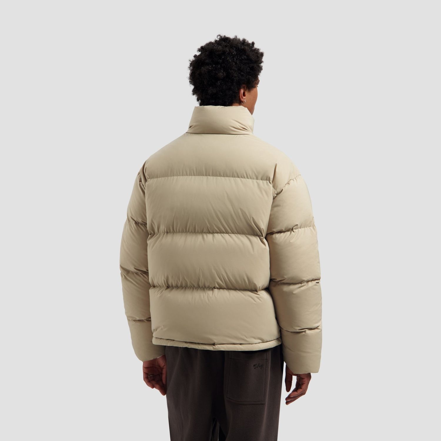 ØLÅF Puffer Jacket Ancient Scroll, worn
