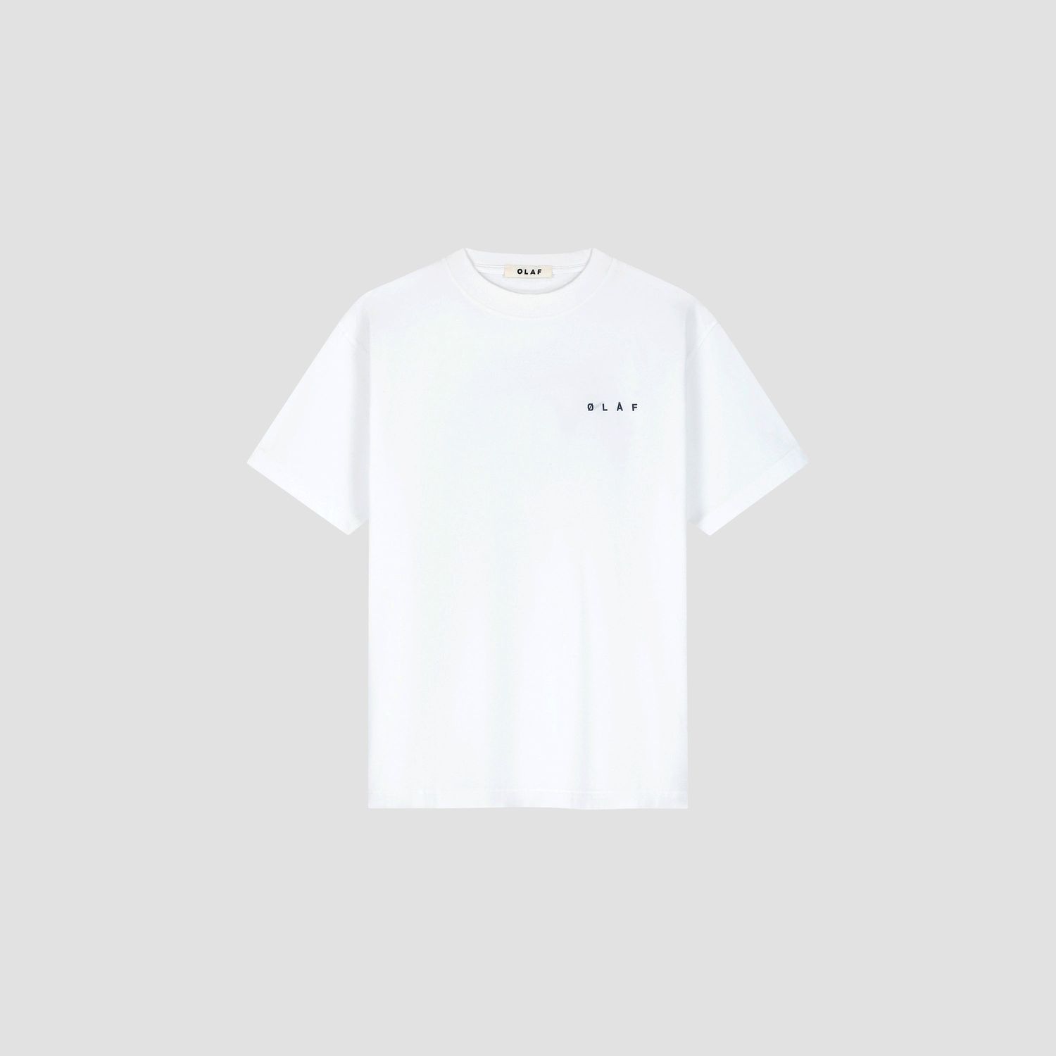 ØLÅF Lasso Face Tee Optical White, front