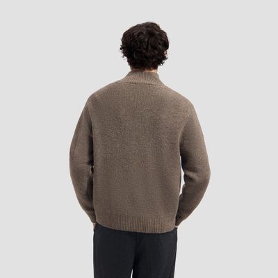 ØLÅF Knitted Mock Neck Treehouse, worn