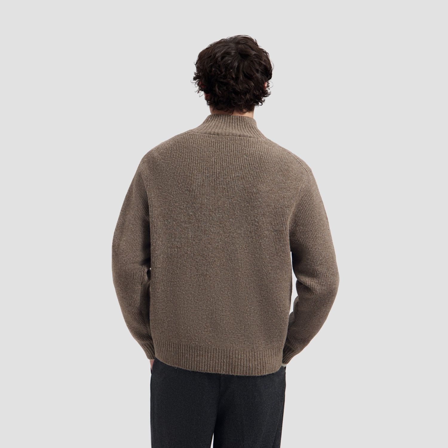 ØLÅF Knitted Mock Neck Treehouse, worn