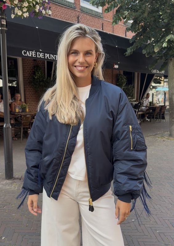 Suus the label Bomber Franjes