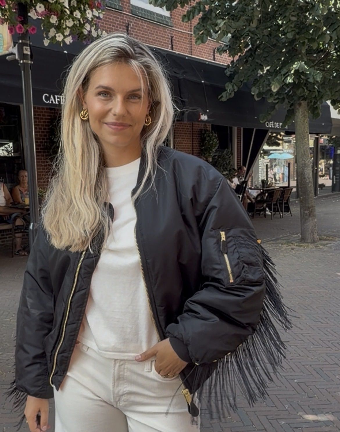 Suus the label Bomber Franjes