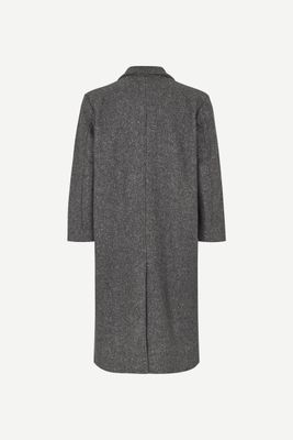 SAMSØE SAMSØE Savince Coat Dark Grey Mel., back