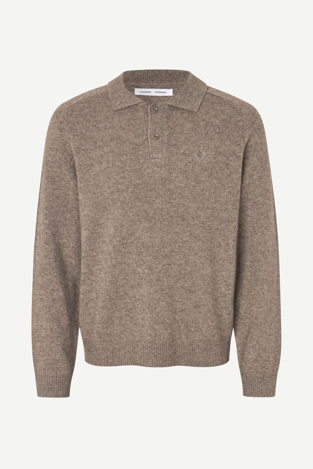 SAMSØE SAMSØE Safrans Polo Lead Gray Mel., front