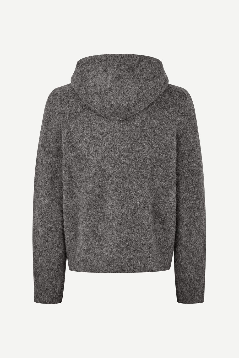 SAMSØE SAMSØE Sajob Hoodie Dark Grey Mel., back