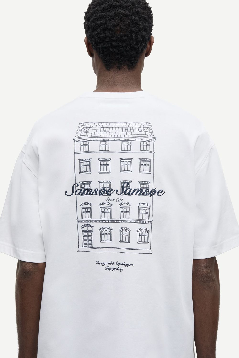 SAMSØE SAMSØE Sauni T-shirt White Building, worn