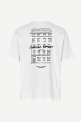 SAMSØE SAMSØE Sauni T-shirt White Building, back