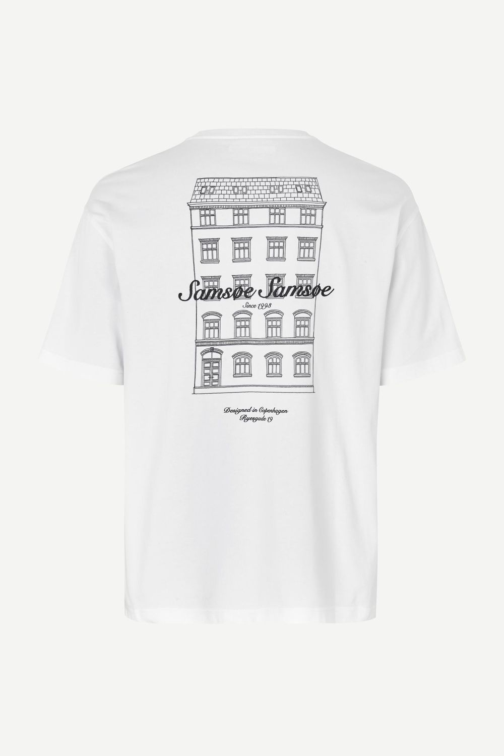 SAMSØE SAMSØE Sauni T-shirt White Building, back