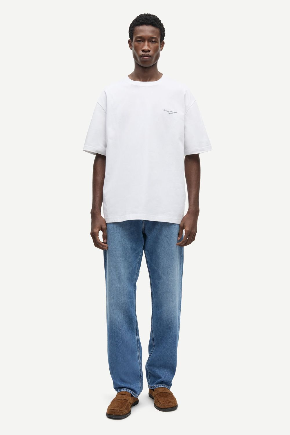 SAMSØE SAMSØE Sauni T-shirt White Building, worn