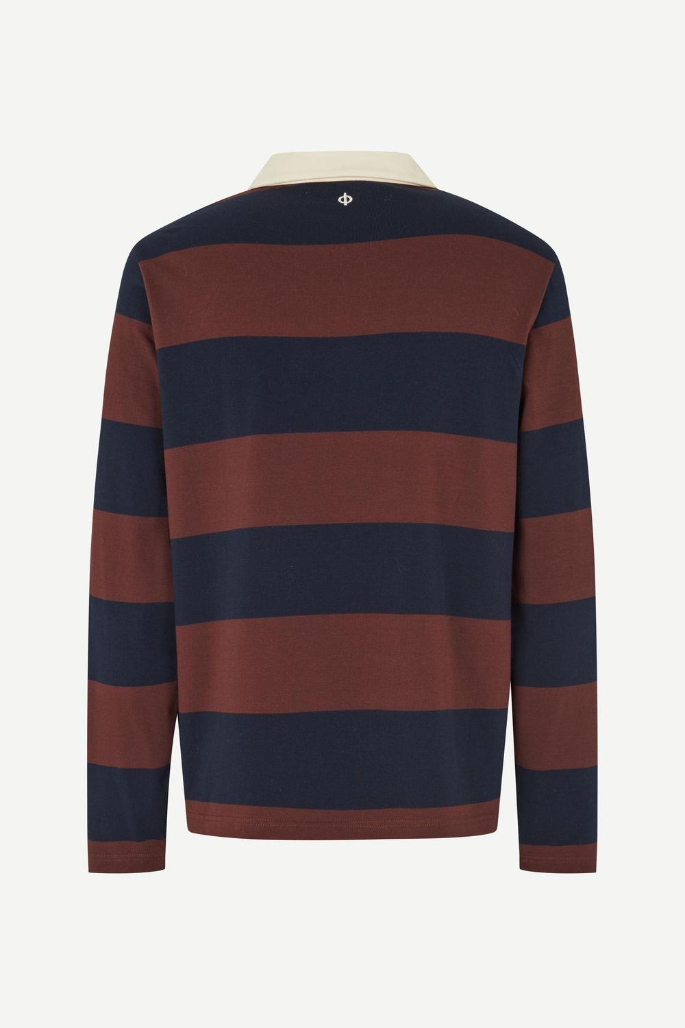 SAMSØE SAMSØE Sakevin X Polo LS Bitter Chocolate St., back